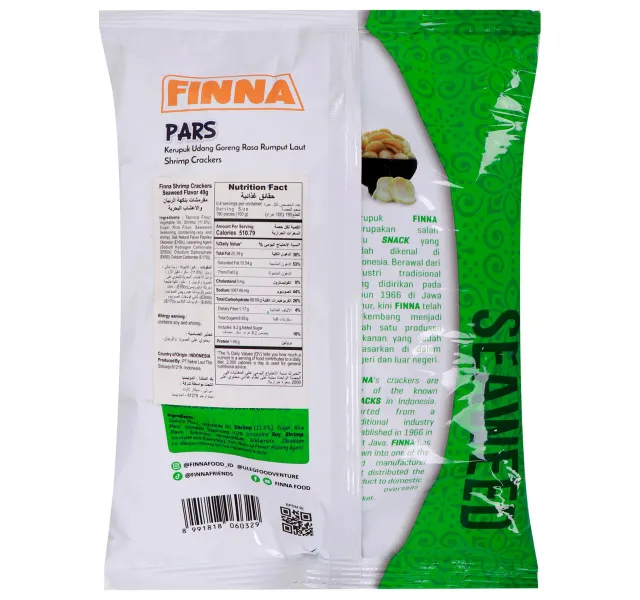 Finna Shrimp Crackers Seaweed Flavor 40 g