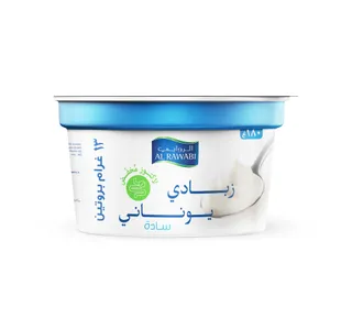 Al Rawabi Full Fat Plain Greek Yoghurt 180 g