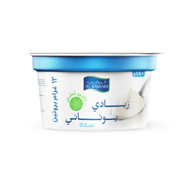 Al Rawabi Full Fat Plain Greek Yoghurt 180 g
