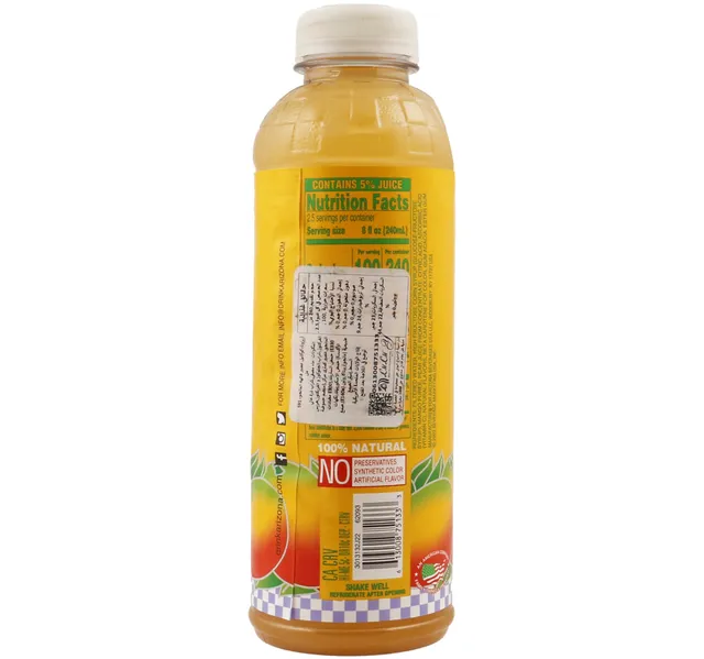 أريزونا موتشو مانجو كوكتيل عصير فواكه 591 Ml