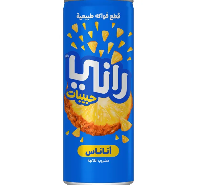 راني حبيبات شراب بنكهة الأناناس 6 × 240 مل