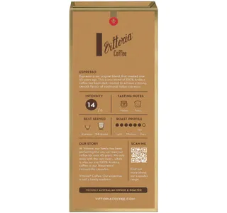 Vittoria Coffee Espresso Aluminium Capsules 10 Pcs