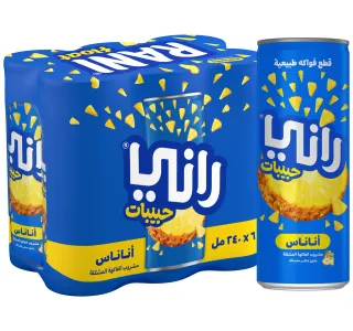 راني حبيبات شراب أناناس 6 × 240 مل