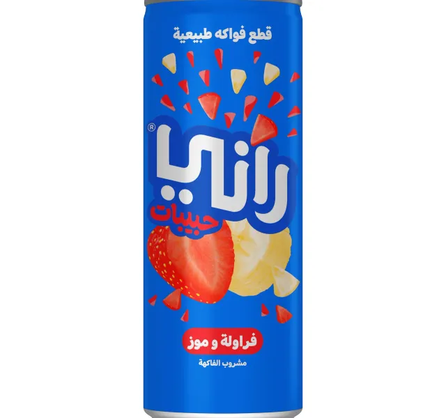 راني شراب الفراولة والموز 240 مل