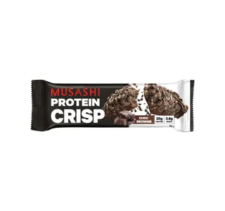 Musashi 20g Protein Choc Brownie Protein Crisp Bar 60 G