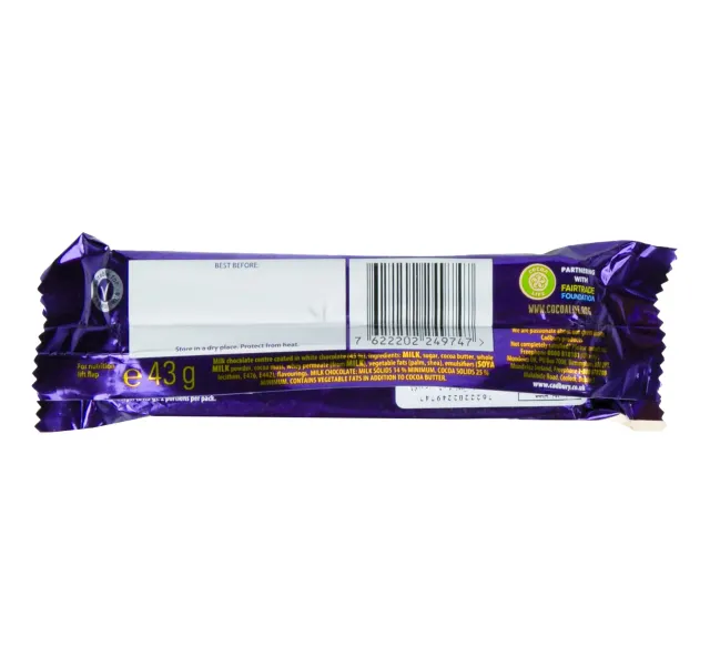 Cadbury Twirl White Dipped Chocolate Bar 43 G
