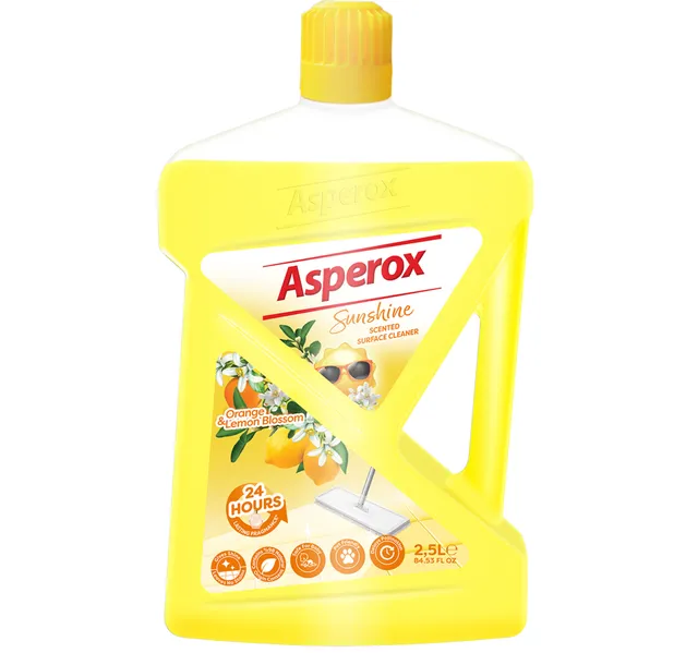 Asperox Sunshine Orange & Lemon Blossom Scented Surface Cleaner 2.5 Litres