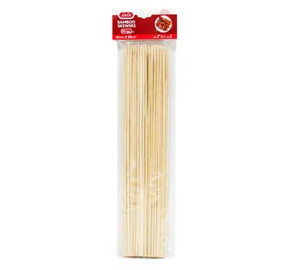 Lulu Bamboo Round Skewers 4 Mm X 35 Cm 50 Pcs