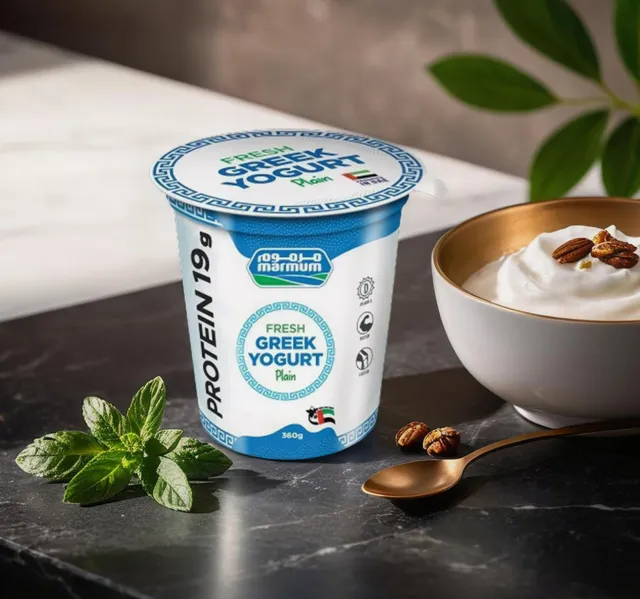 مرموم زبادي يوناني طازج سادة 360 جم