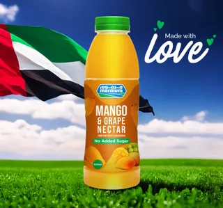 Marmum No Added Sugar Mango & Grape Nectar Juice 500 ml