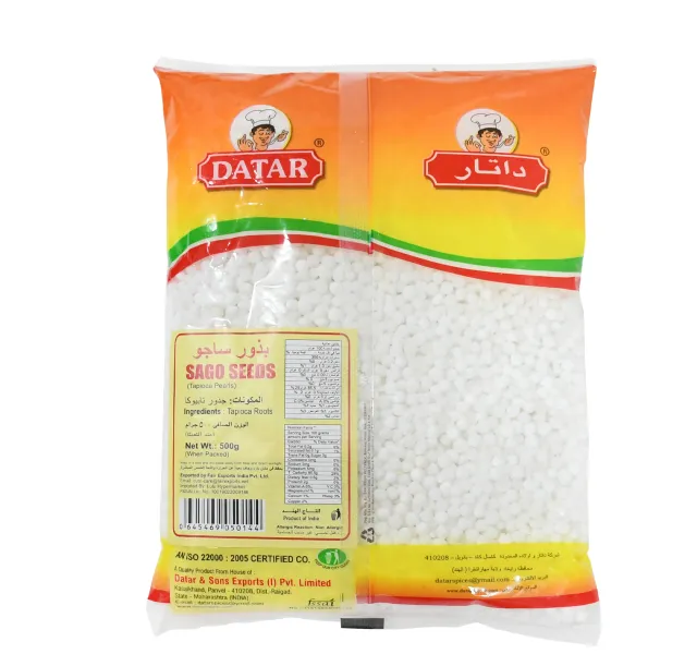 Datar Sago Seeds Tapioca Pearls 500 G