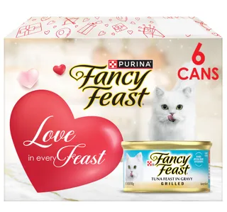 Purina Fancy Feast Grilled Tuna Feast In Gravy Cat Food Value Pack 6 X 85 G