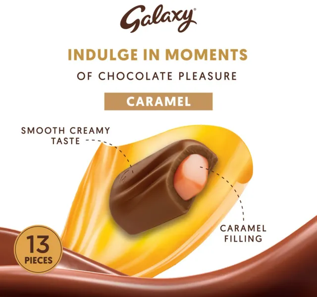 Galaxy Miniatures Caramel Chocolate 117 G