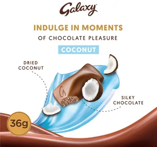 Galaxy Coconut Milk Chocolate Bar 36 g