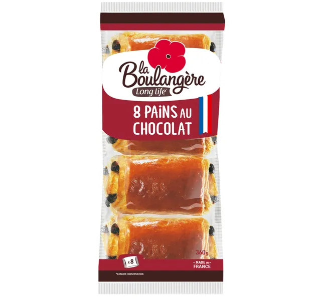 La Boulangere 8 Pains Au Chocolate 360 G