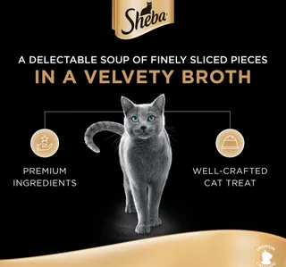 Sheba Soup With White Fish Flavour Cat Food 160 g