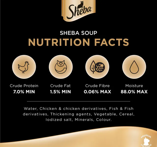 Sheba Soup With White Fish Flavour Cat Food 160 G