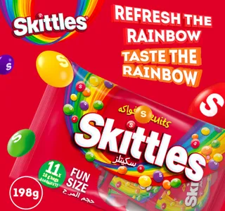 Skittles Fun Size Original Fruits Candy 11 X 18 G