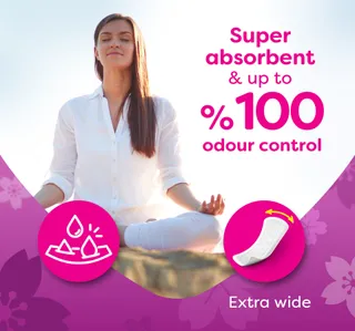 Carefree Panty Liners Plus Large Light Scent