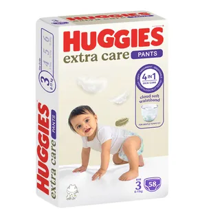 Huggies Extra Care Diaper Pants Size 3 6-11 kg Value Pack 58 pcs