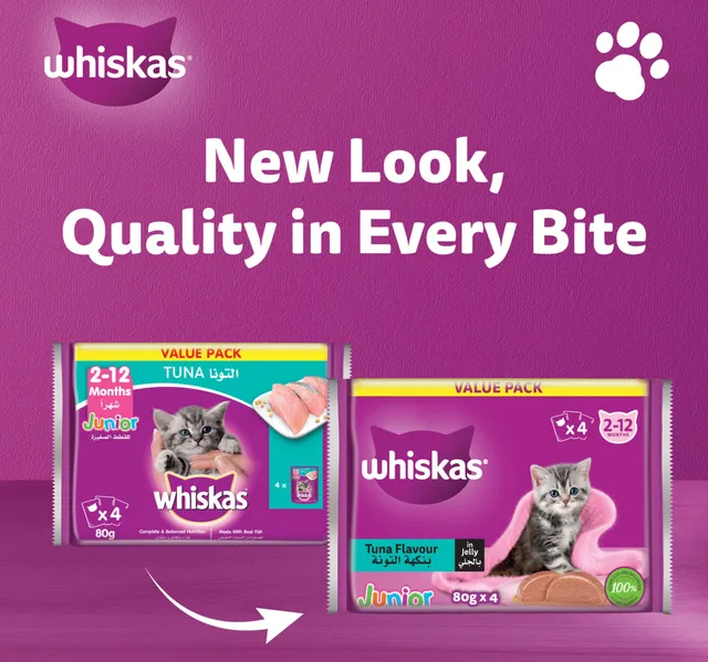 Whiskas Kitten Tuna 4x80g