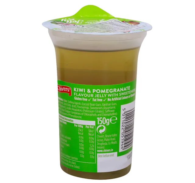Chivers 9 Cal Kiwi Pomegranate Flavour Jelly Pot 150 G