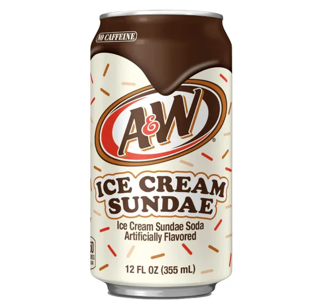 A&W Ice Cream Sundae Soda 355 ml