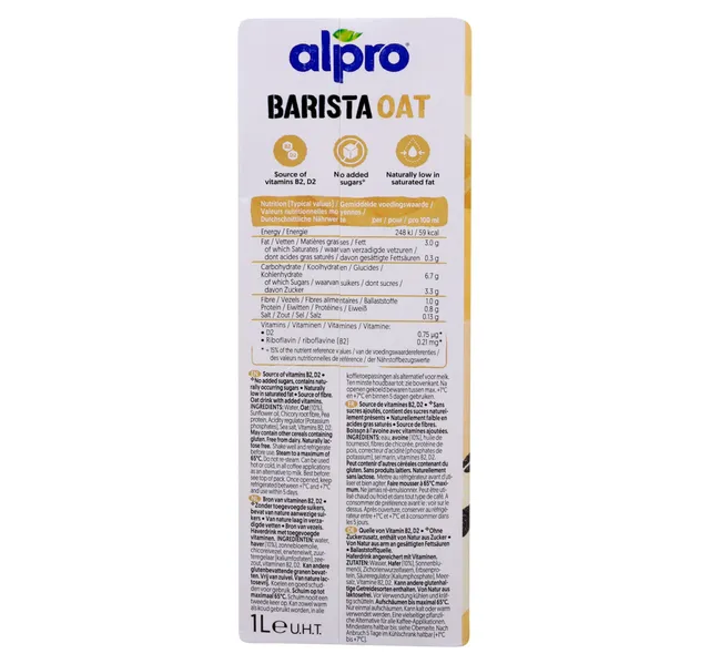 Alpro Barista Oat Drink 1 Litre