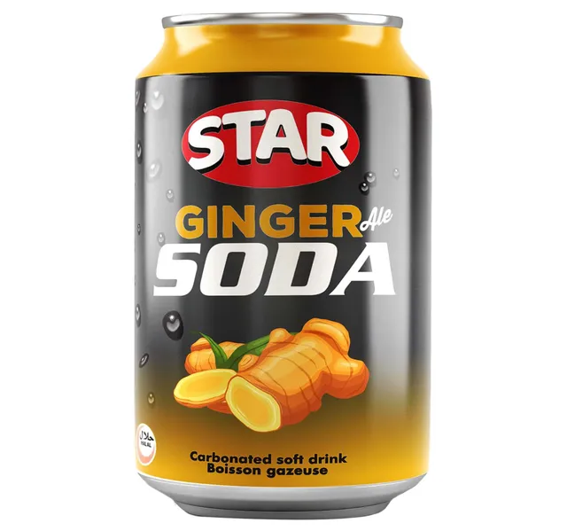 Star Ginger Soda Carbonated Soft Drink 300 ml