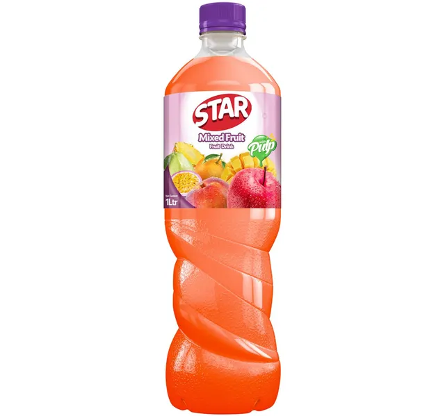 Star Mixed Fruit Drink With Pulp 1 Litre