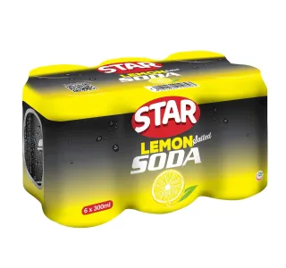 Star Lemon Salted Soda Carbonated Soft Drink 300 Ml