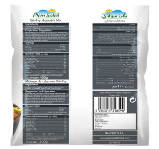 Plein Soleil Stir Fry Mix Exotic Blend Vegetables 400 g