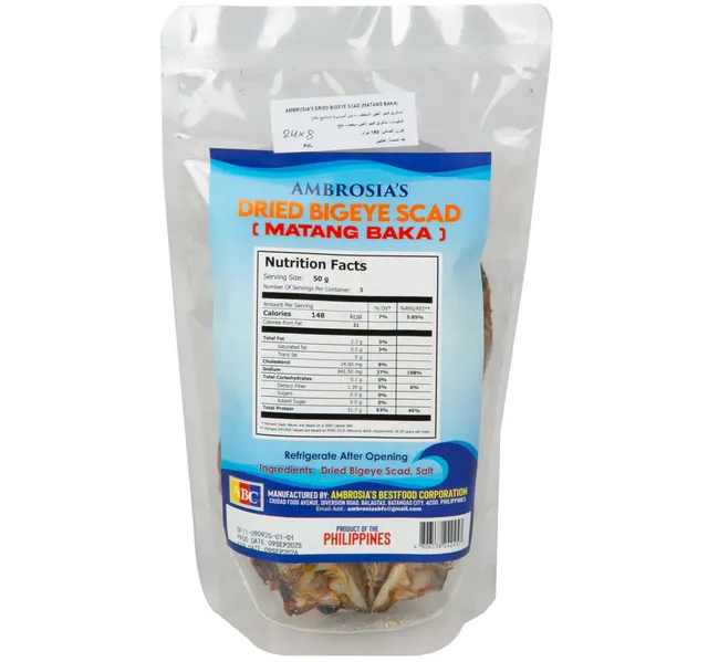 Ambrosia S Dried Bigeye Scad Matang Baka 150 G