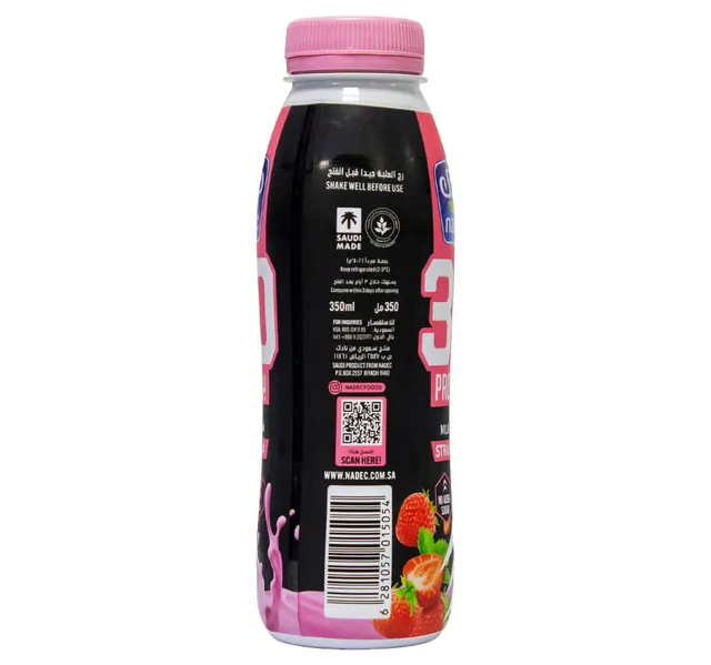 Nadec 30g Protein Strawberry Milk Drink 350 ml
