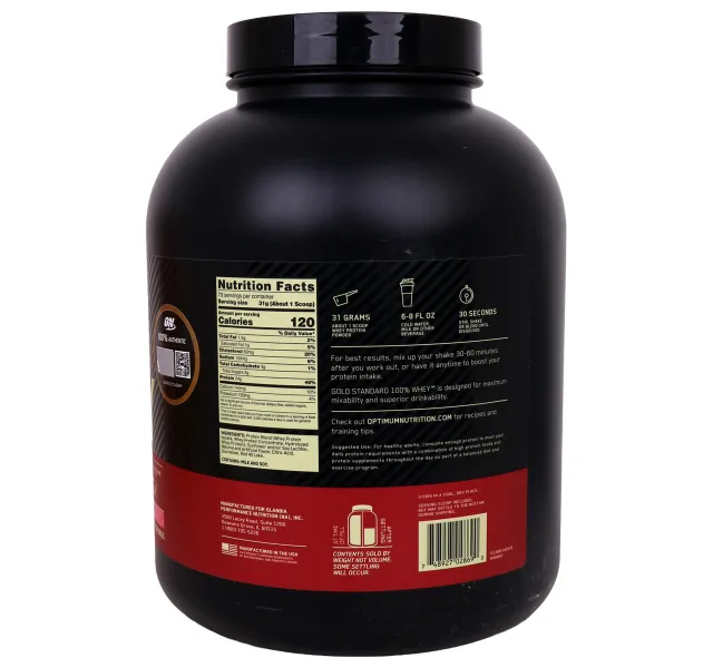 Optimum Nutrition Gold Standard 100 Whey Protein Powder Strawberry 2 27 Kg