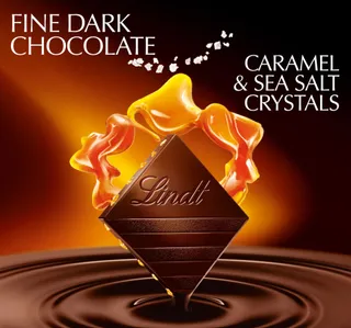 Lindt Excellence Caramel With A Touch Of Sea Salt Dark Chocolate 100 g