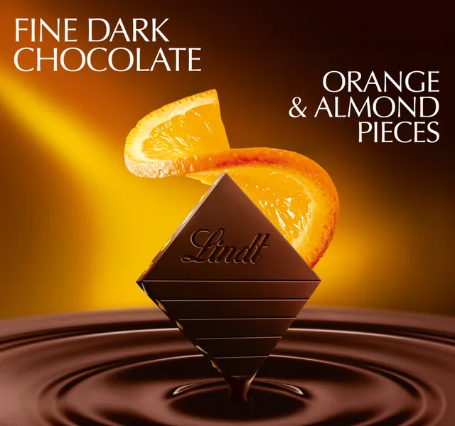 Lindt Excellence Intense Orange Dark Chocolate Bar 100G
