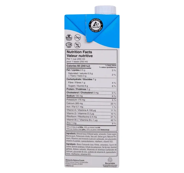 Natura Almond Beverage Original 946 Ml