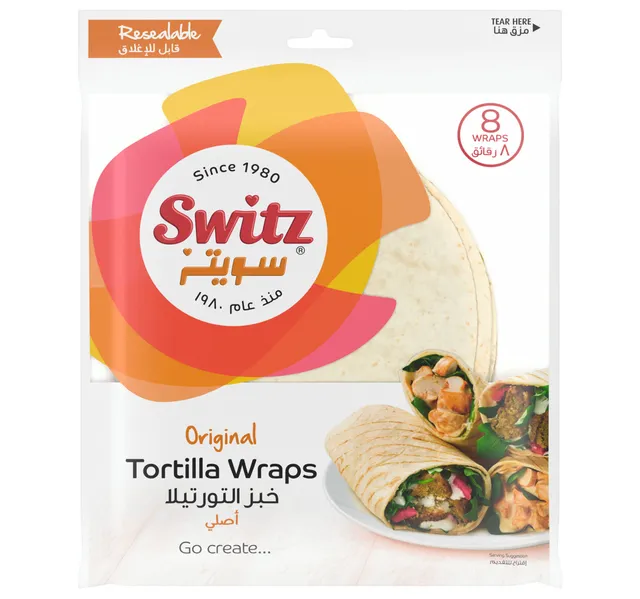 Switz Original Tortilla Wraps 8 pcs 360 g