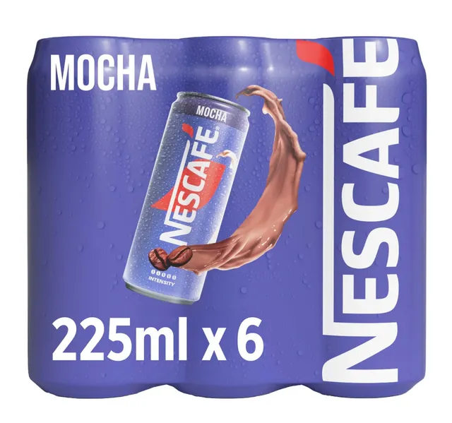 Nescafe Mocha Iced Coffee Can Value Pack 6 X 225 Ml