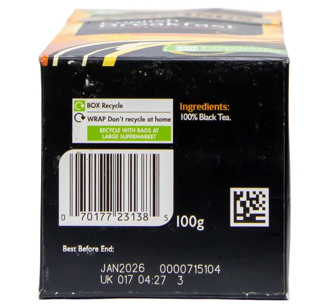 Twinings English Breakfast Tea 40 Teabags 100 g