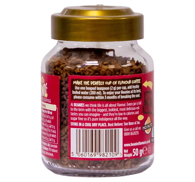 Beanies Instant Coffee Amaretto Almond Flavour 50 G