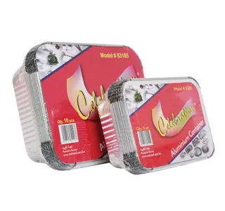 Celebration Aluminium Container Model 8389 83185 Value Pack 10 15