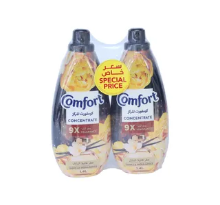 Comfort Concentrate Vanilla Indulgence Fabric Softener 2 X 1 4 Litres