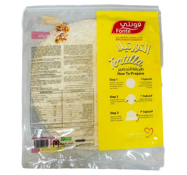 Fonte Tortilla Wraps 10 5 6 Pcs 390 G