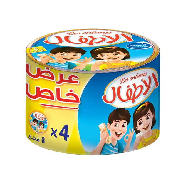 Les Enfants 8 Portion Cheese Value Pack 4 X 120 G