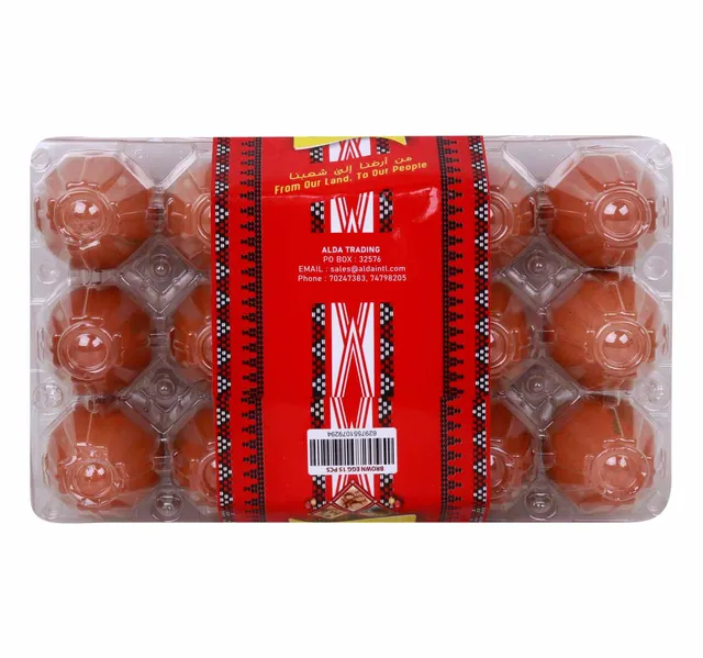 Ich Fresh Qatari Brown Eggs Large 15 Pcs