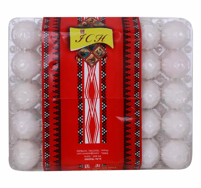 Ich Fresh Qatari White Eggs Large 30 Pcs