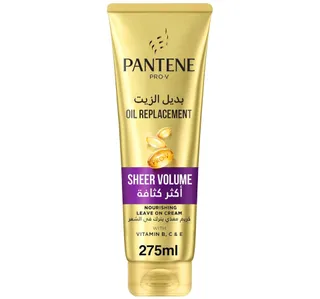 Pantene Pro V Sheer Volume Hair Oil Replacement Leave On Cream 275 Ml