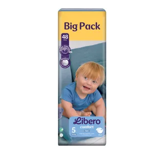 Libero Comfort Baby Diapers Big Pack Size 5 11 17kg 48 Pcs
